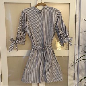 Topshop shirt dress with tie details